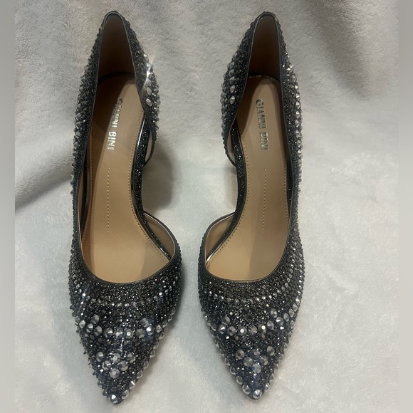 Gianni Bini Shoes - Gianni Bini rhinestone embellishments heels size 9.5